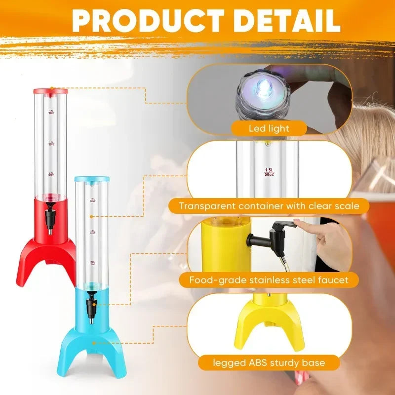 Drinks Tower Beer Mimosa Dispenser 1.5 L