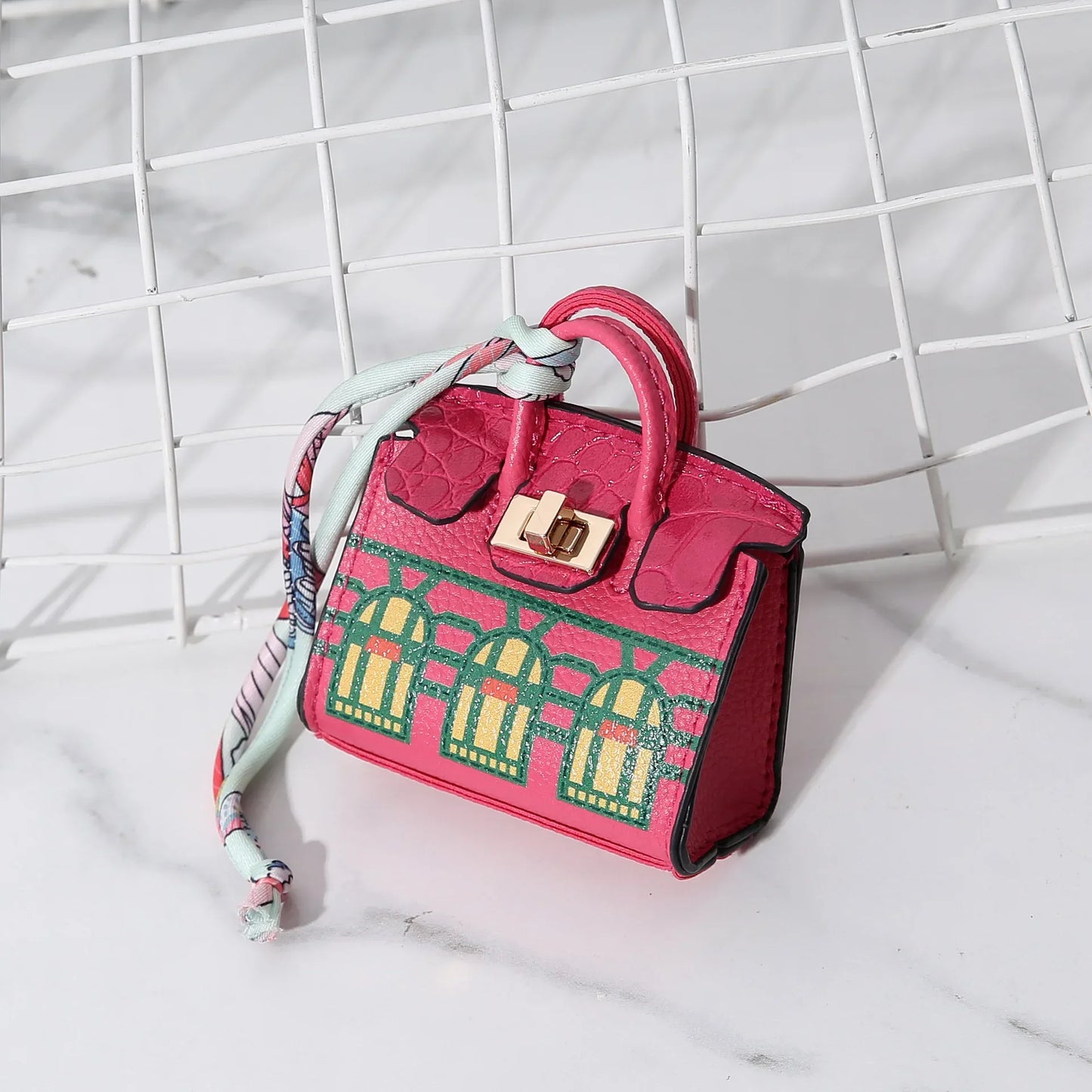 New Mini House Small Bag, Birkins Charm