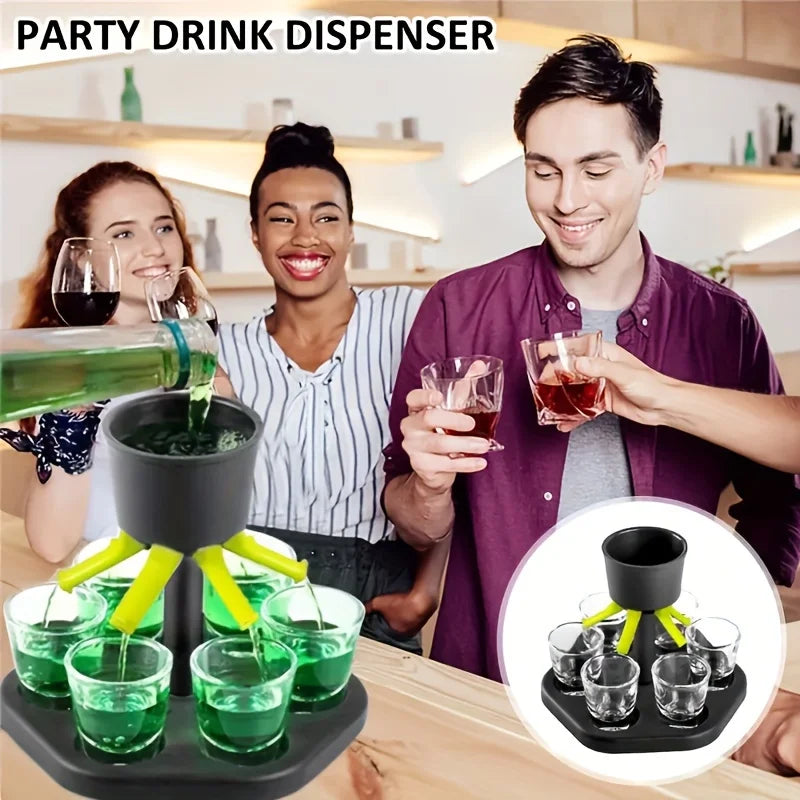6 Shot Glass Dispenser