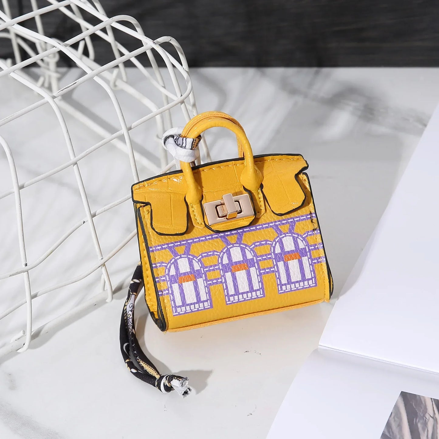 New Mini House Small Bag, Birkins Charm